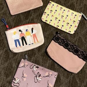 5 Piece IPSY Make up Bag  Bundle, IPSY